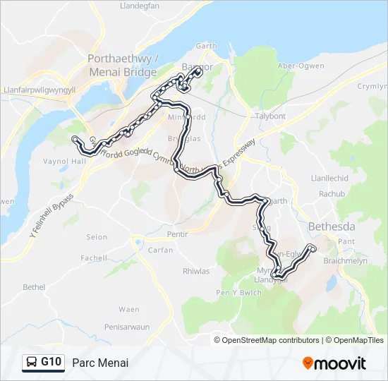 G10 Bus Line Map