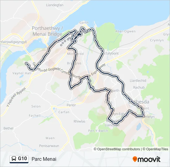 G10 Bus Line Map