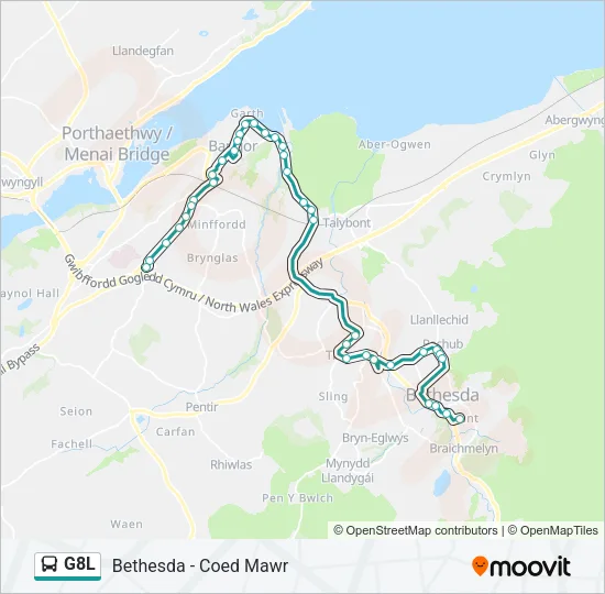 G8L Bus Line Map