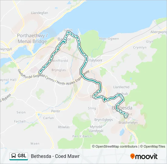 G8L Bus Line Map