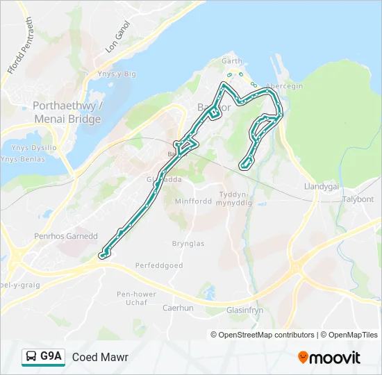 G9A Bus Line Map