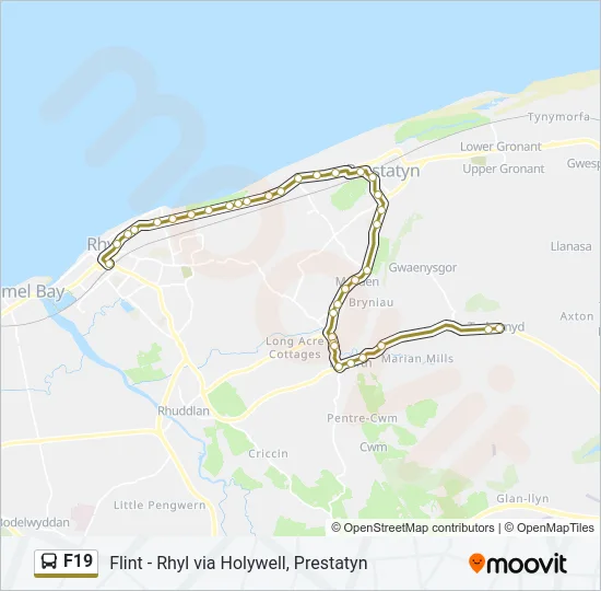 F19 Bus Line Map