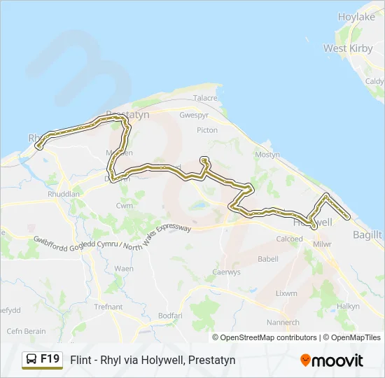 F19 Bus Line Map