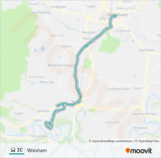 2C Bus Line Map