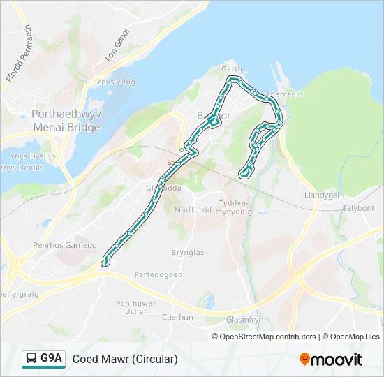 G9A Bus Line Map