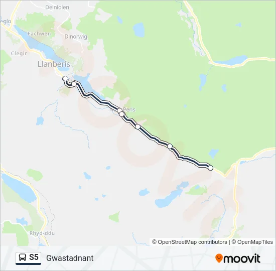 S5 Bus Line Map