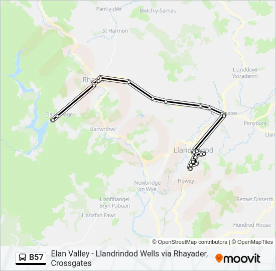 B57  Line Map