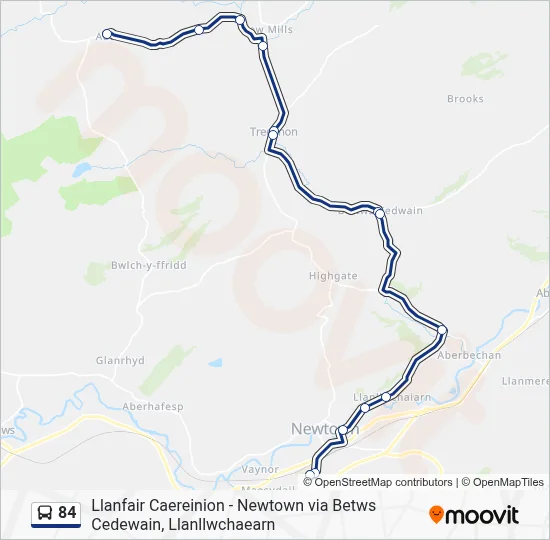 84 Route: Schedules, Stops & Maps - Adfa (Updated)