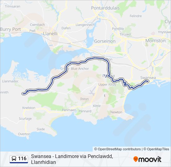 116 Route Schedules Stops Maps Burrygreen Updated 