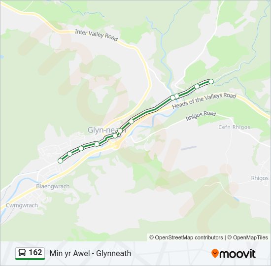 162 Bus Line Map