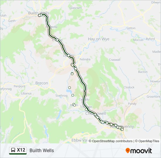 X12 bus Line Map