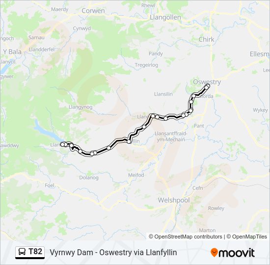 T82  Line Map