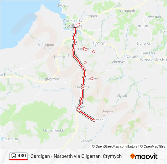 430 Route: Schedules, Stops & Maps - Hermon (Updated)
