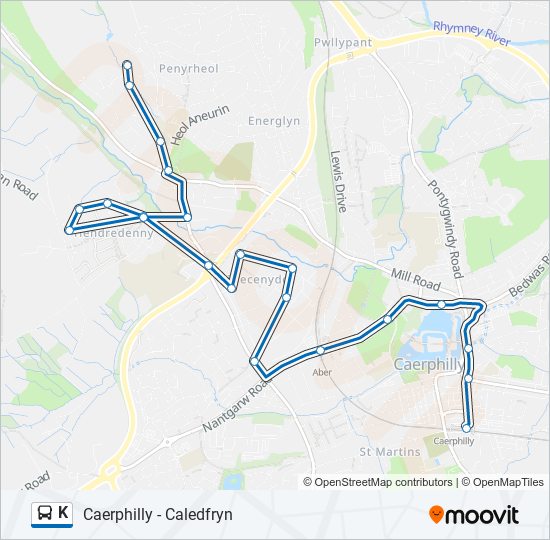 K bus Line Map