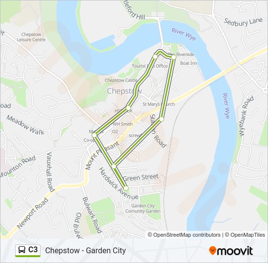 C3 Bus Line Map