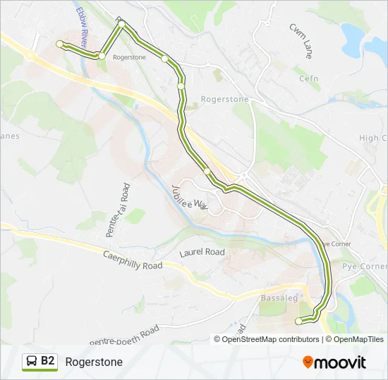 B2 Bus Line Map