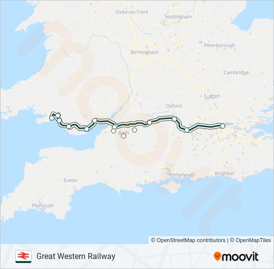 great western railway Route Schedules Stops Maps Swansea