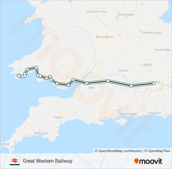 great western railway Route: Schedules, Stops & Maps - Pembroke Dock ...