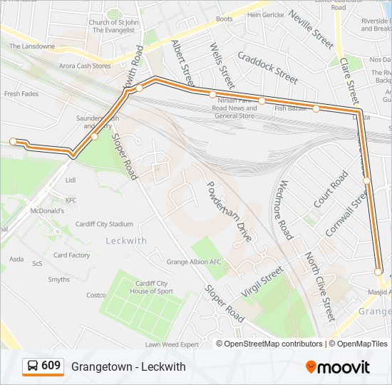 609 Route: Schedules, Stops & Maps - Canton (Updated)