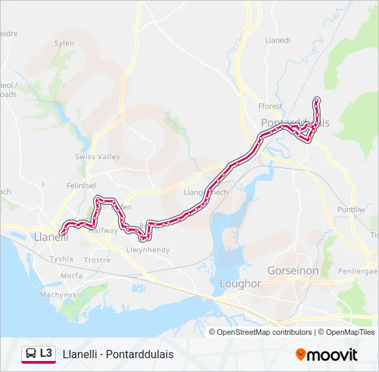 L3 Bus Line Map