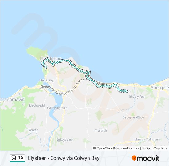 15 bus Line Map