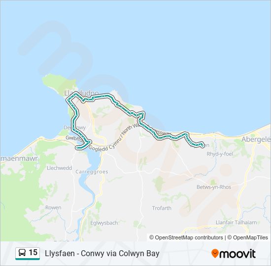 15 bus Line Map