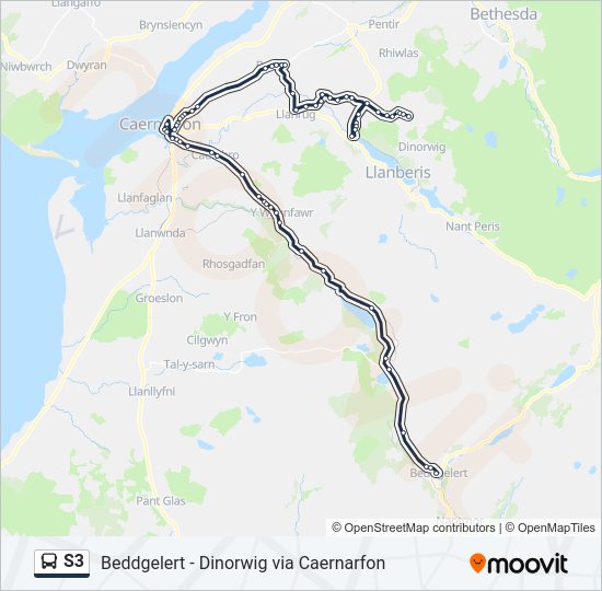 S3 Bus Line Map