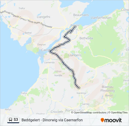 S3 Bus Line Map