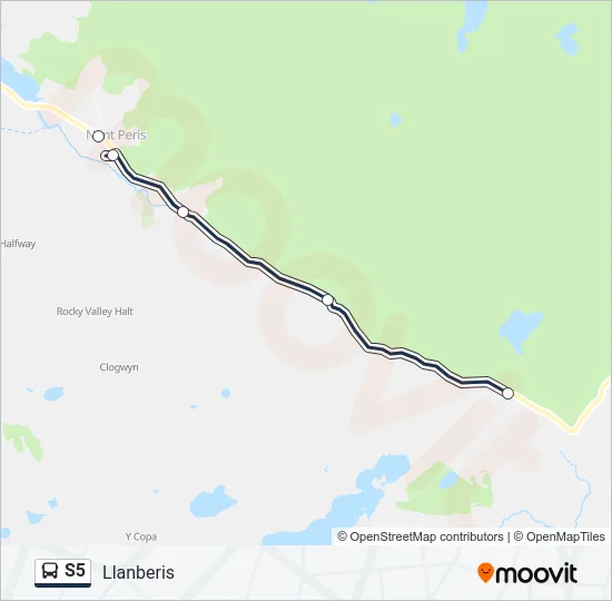 S5 Bus Line Map