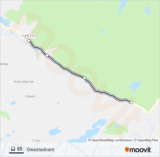 S5 Bus Line Map