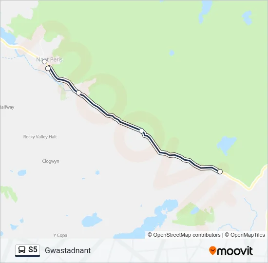S5 Bus Line Map