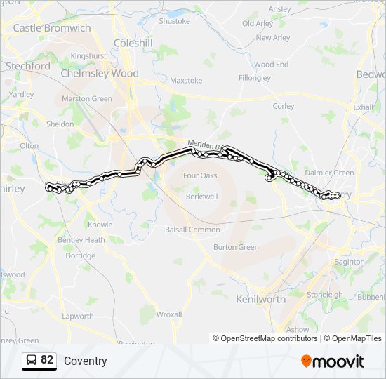 west midlands travel 82 bus timetable