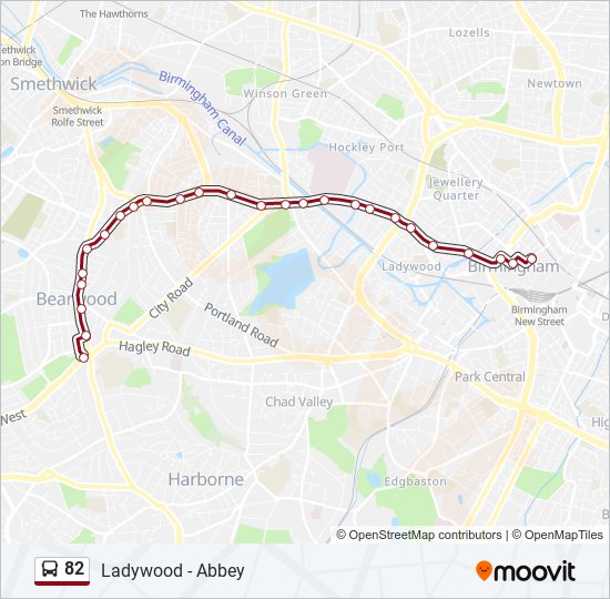 west midlands travel 82 bus timetable