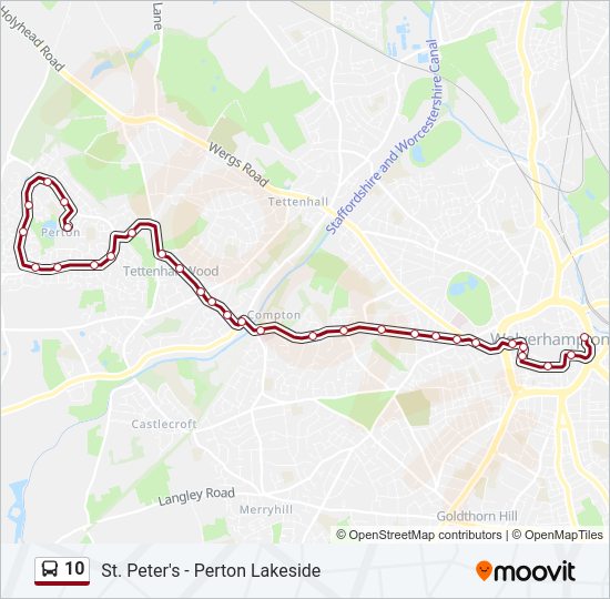 10 Bus Line Map