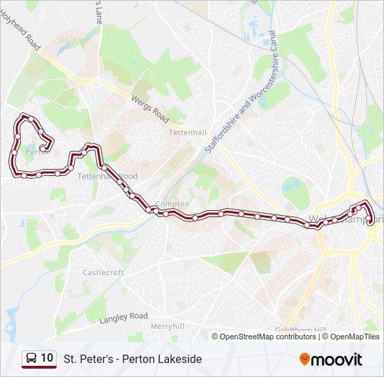 10 Bus Line Map
