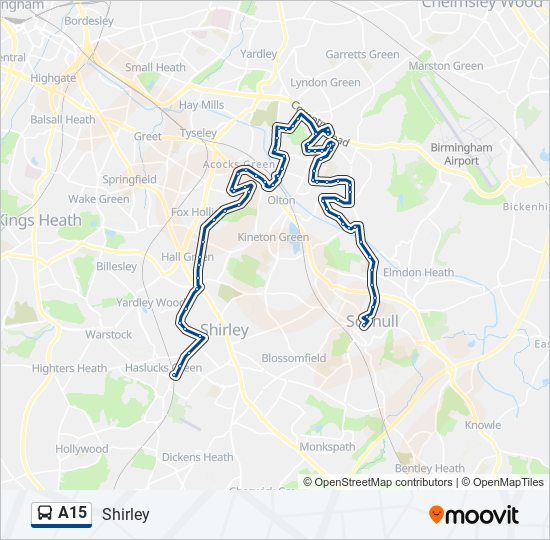 a15 Route: Schedules, Stops & Maps - Shirley (Updated)