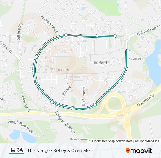 3A Bus Line Map
