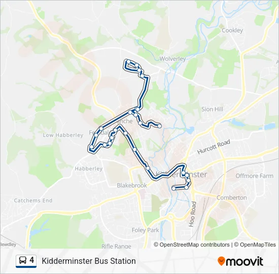 4 Bus Line Map