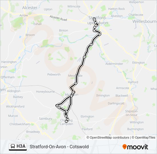 H3A  Line Map