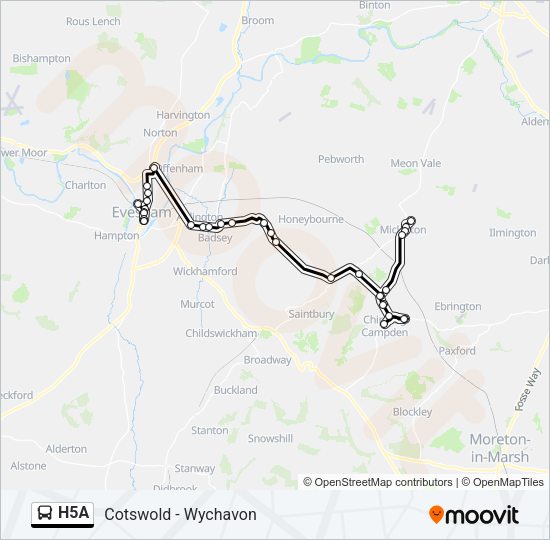 H5A  Line Map