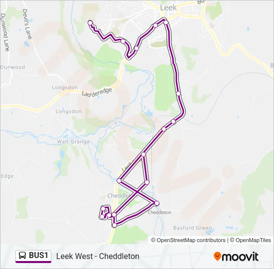 BUS1 Bus Line Map