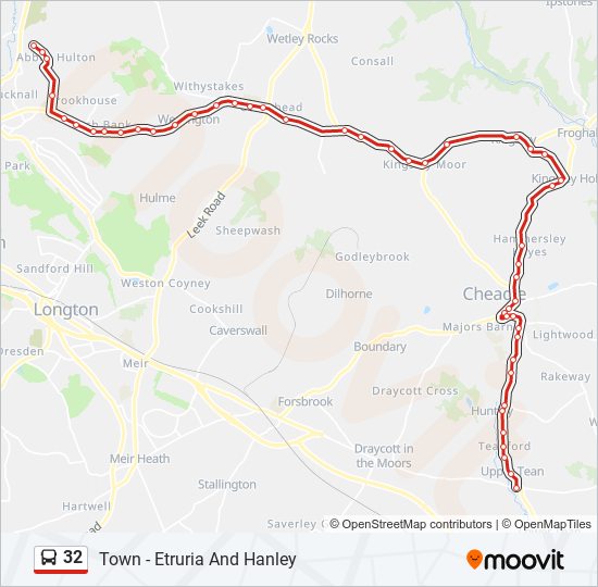 32 bus Line Map