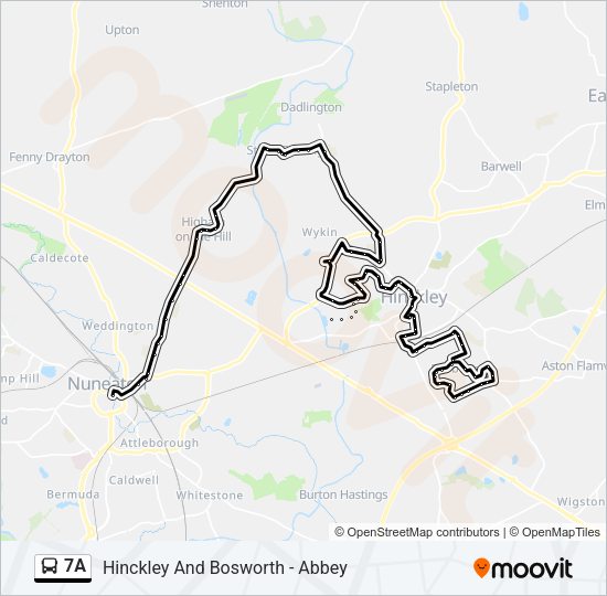 7A  Line Map