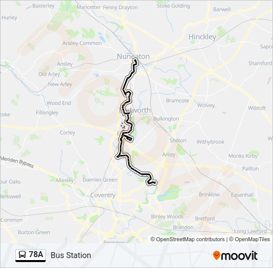 78A  Line Map