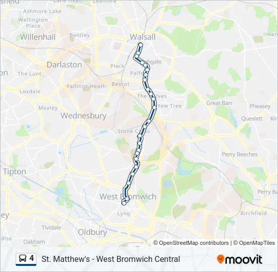 4 Bus Line Map