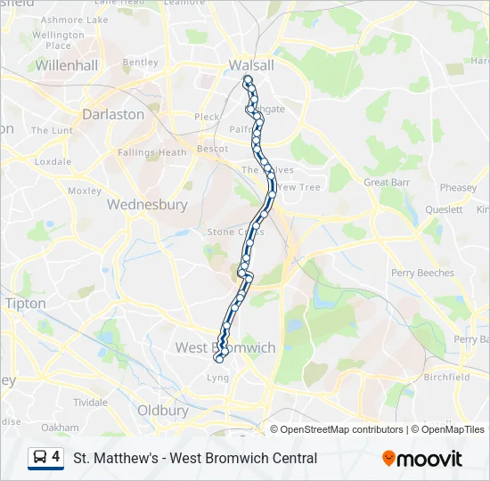 4 Bus Line Map