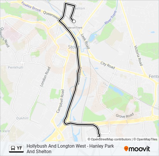 YF Bus Line Map