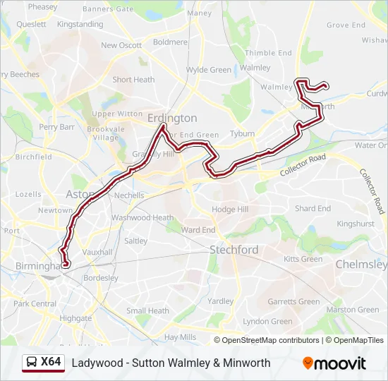 X64 Bus Line Map