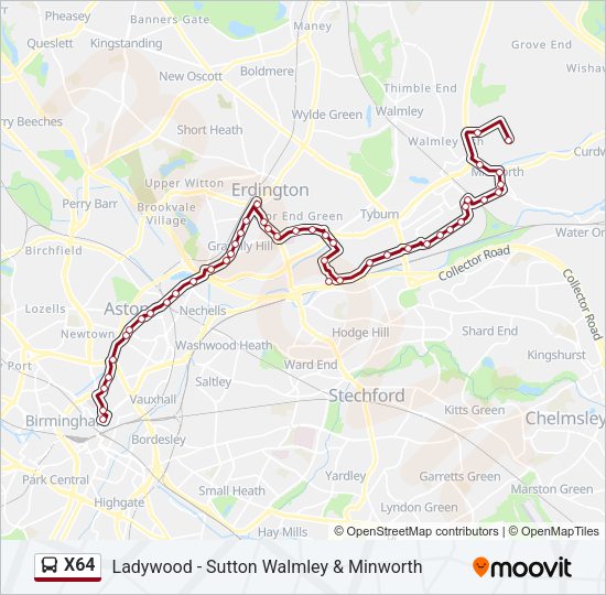 X64 Bus Line Map