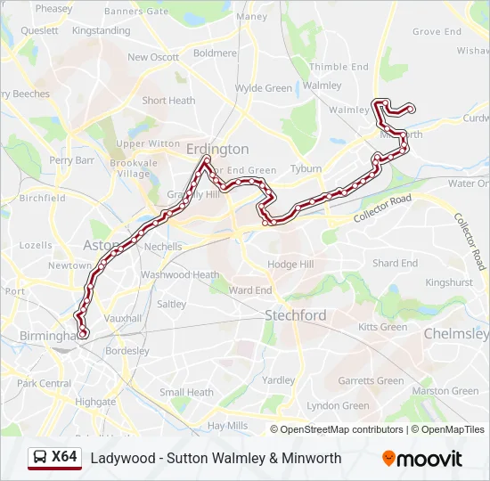 X64 Bus Line Map